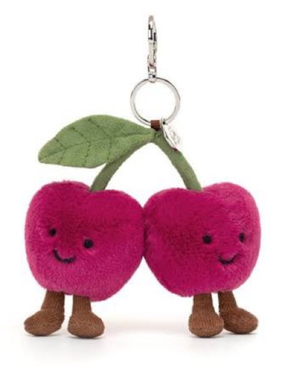 Jellycat Cherries Bag Charm NWOT